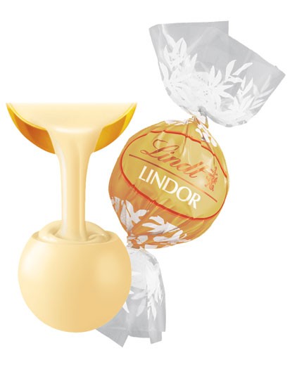 Lindt White Chocolate Lindor Balls 500g 10kg Candy Bar Sydney 5172